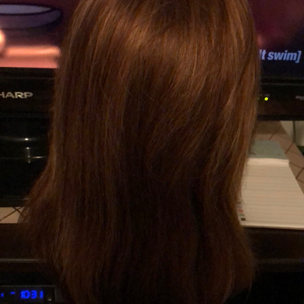 Human hair headband wig